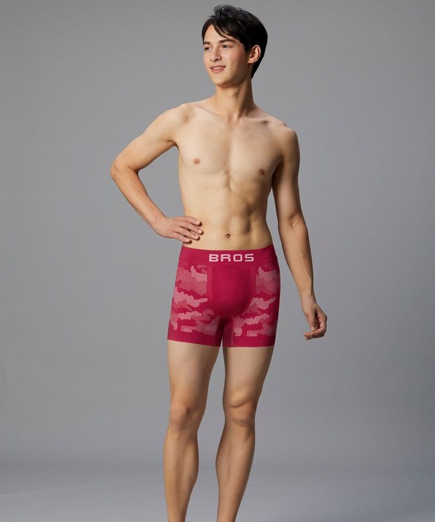 WACOAL MEN ボクサーパンツ 【EVERYDAY BOXER】 吸汗速乾 立体成型 前閉じ 下着 メンズ GT3491 /ブロス バイ ワコールメン レッド