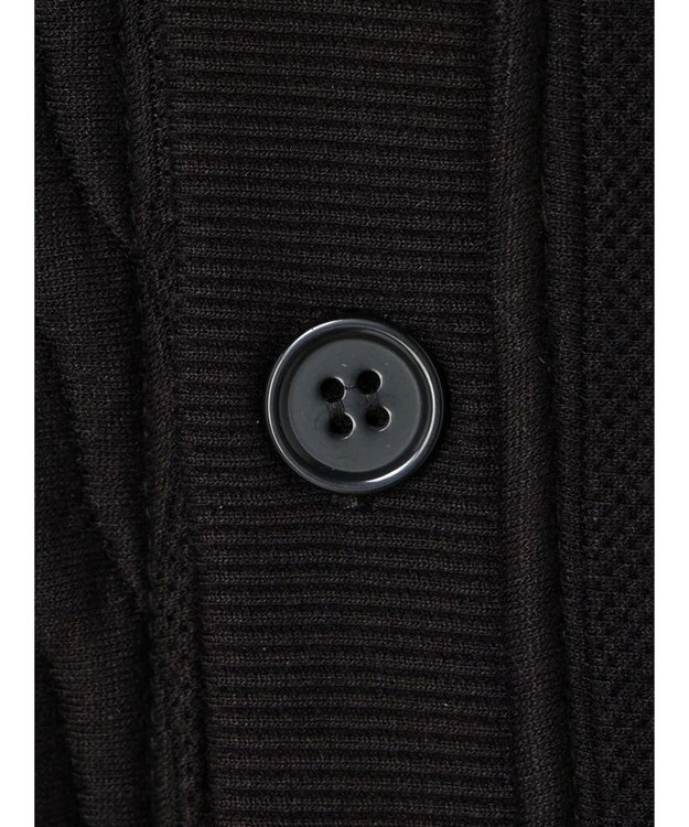 CRAFT STANDARD BOUTIQUE ケーブル柄カットカーディガン1 Black