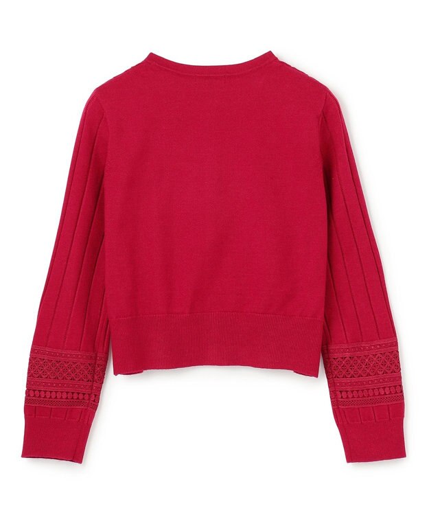 TOCCA LACE STREAM カーディガン ローズ系