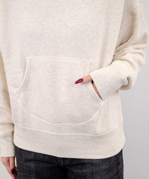 caqu ふわとろフーディー ivory