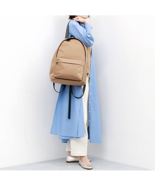 UNBILLION カシュカシュ cachecache / 【WEB限定】ユニセックスで使えるシンプル好きさんのための11ポケットリュック キャメル