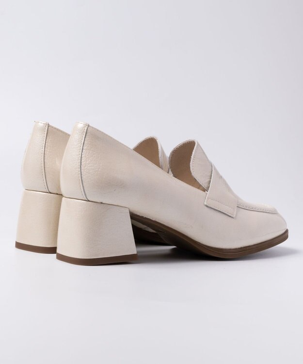 BONTRE 【BONTRE/ボントレ】チャンキーヒールローファー アイボリー