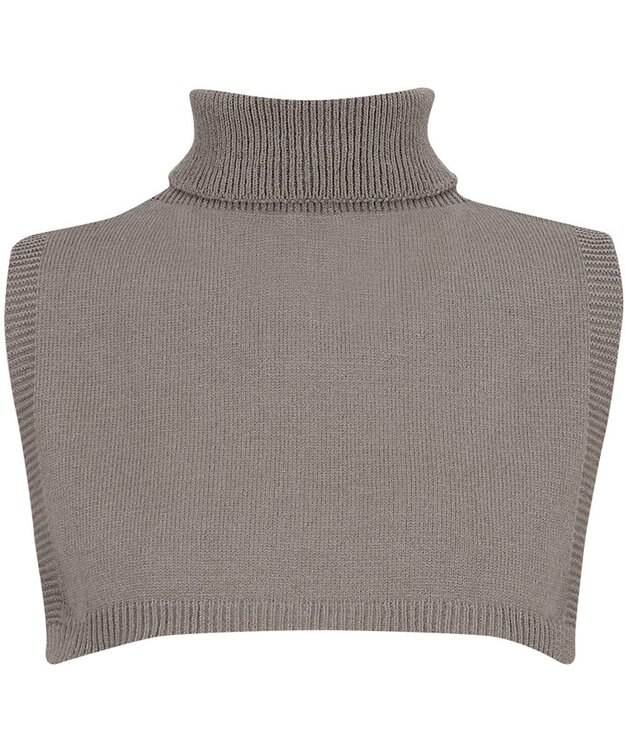 WACOAL ネックウォーマー アウターに合わせやすい 重ね着風 レディース PPL057 /ワコール シナモンブラウン