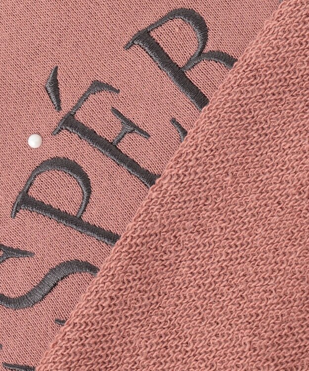 ANY KIDS 袖フリル ロゴ トレーナー ピンク