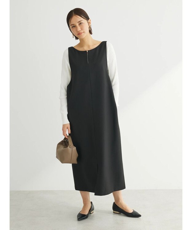 Green Parks 前後２ｗａｙハイスペックジャンパースカート Black