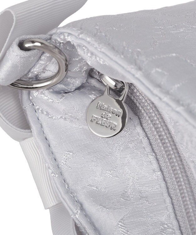 Maison de FLEUR ブルーマニアボリュームリボン２ＷａｙトートＭバッグ Light Blue