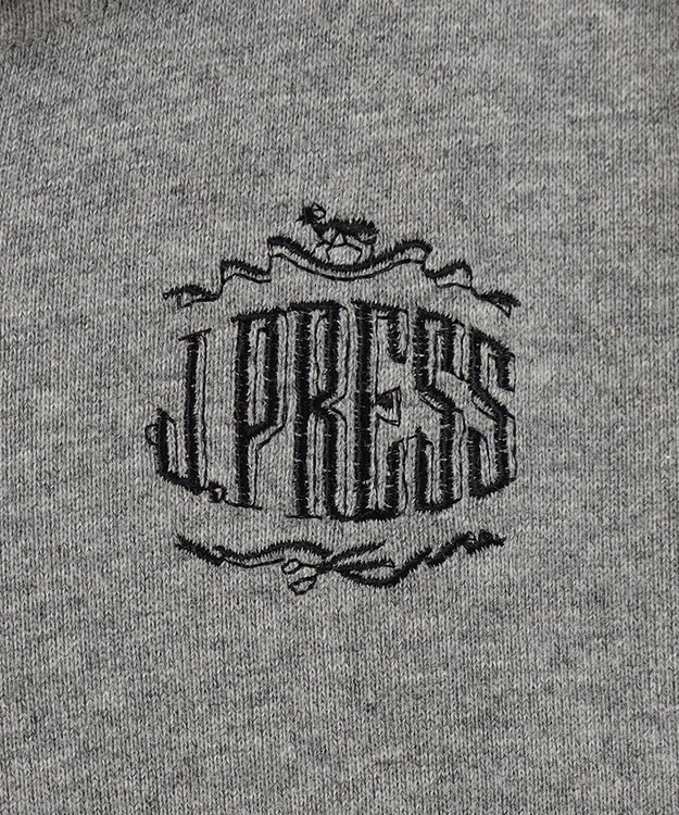 J.PRESS KIDS 【110-130cm】ロゴ入り パーカー ライトグレー系