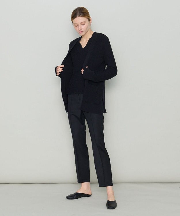 JOSEPH 【洗える】シルクコットン　カーディガン Black