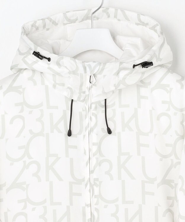 23区GOLF 【MEN】ロゴグラフィック中綿ブルゾン ホワイト系5