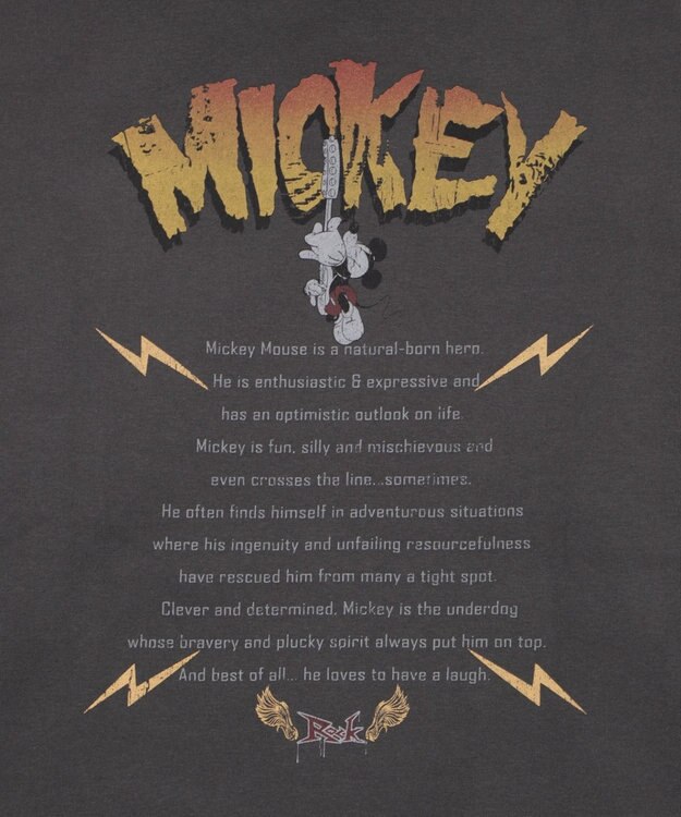 WEGO 【ユニセックス着用ITEM/25年秋冬新作】DISNEYグラフィックプルオーバー スミクロ