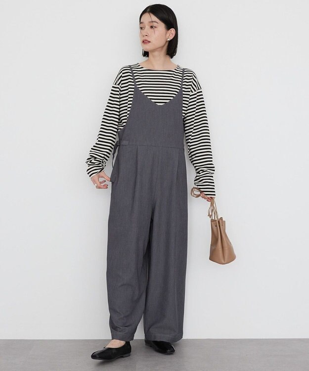 AMERICAN HOLIC イージーケアキャミサロペット Gray Mixture