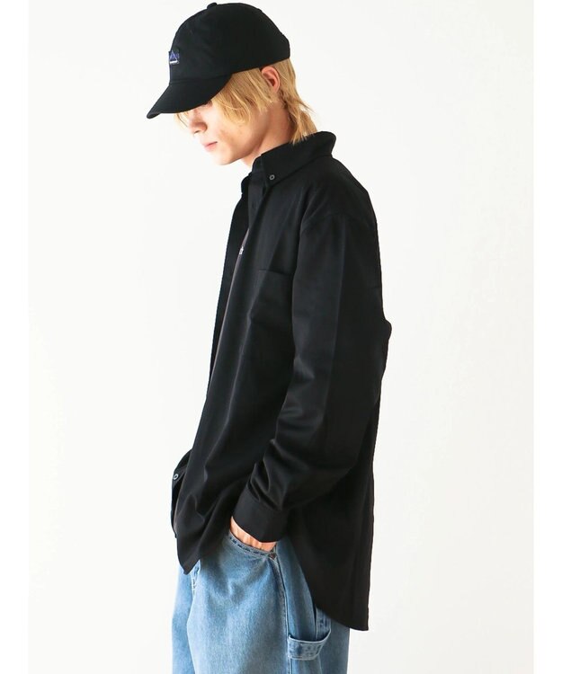 CRAFT STANDARD BOUTIQUE Ｔ／Ｒ　ボタンダウンシャツ Black