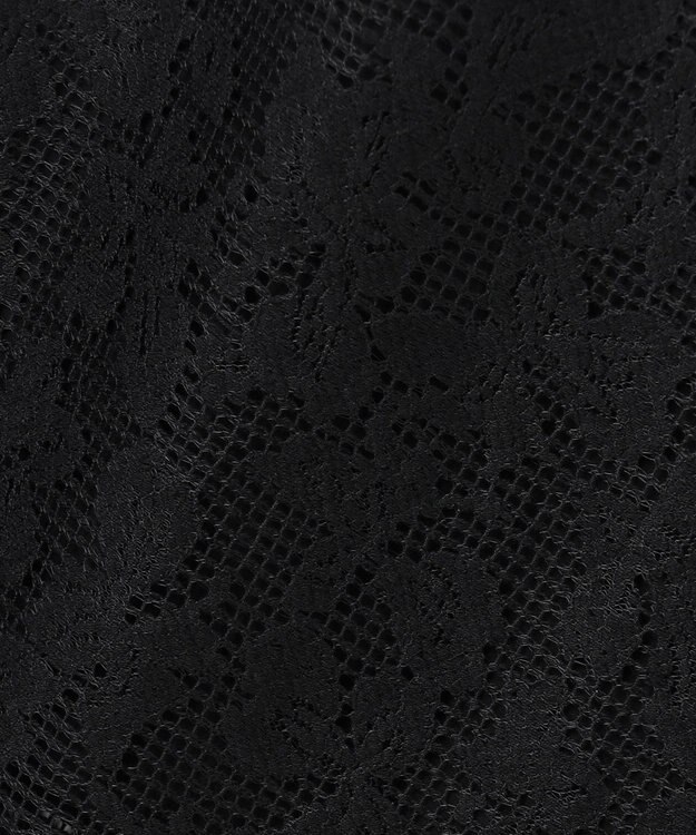 BEIGE， FLUORITE / 異素材コンビ レーススカート Black