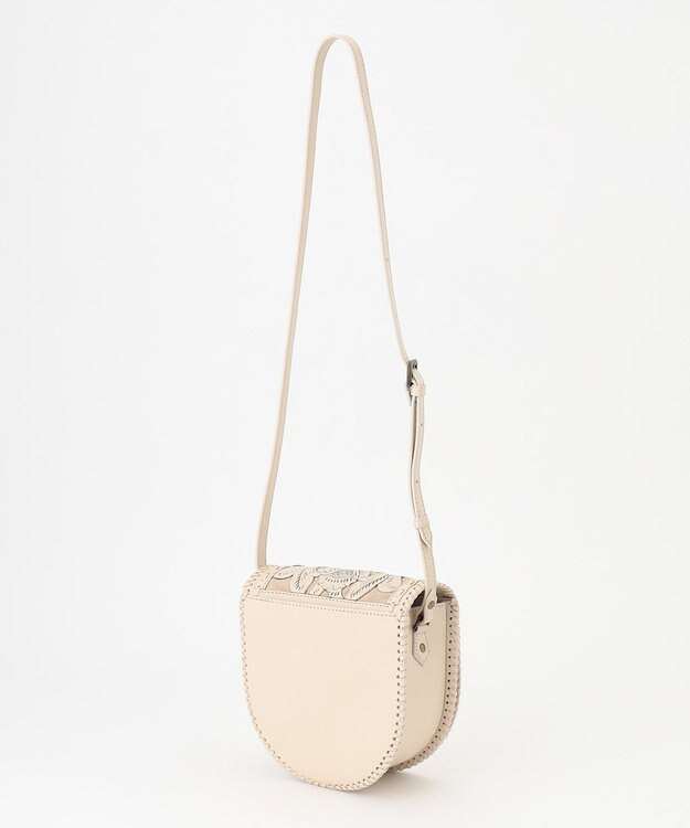 GRACE CONTINENTAL Half moon bag キナリ