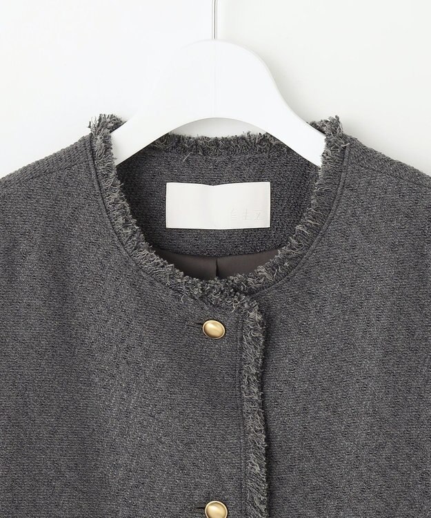 自由区 【カタログ掲載】ブライトリングツイード ジレ スレート