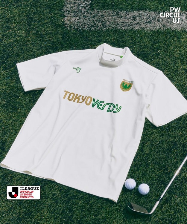 PW CIRCULUS 【UNISEX】J.LEAGUE モックネック J1所属の20クラブコラボ ゴルフ 東京ヴェルディ