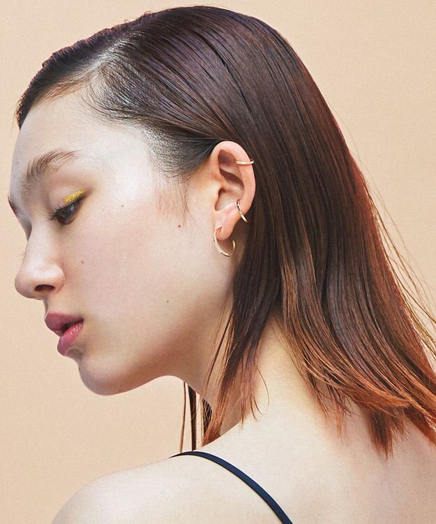 susui 【geometric】en ピアス L_両耳用 ゴールド