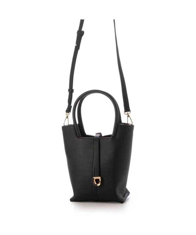 UNBILLION カシュカシュ cachecache / ベルトディテールミニショルダー ブラック