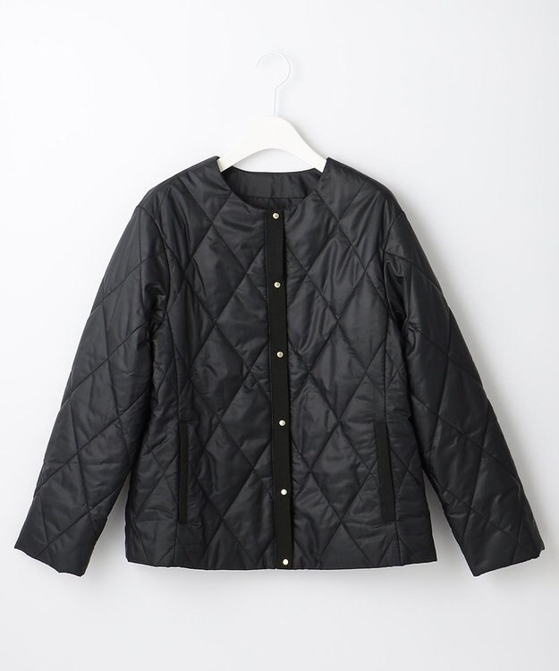 J.PRESS LADIES L 30デニール高密度タフタII キルティングコート ネイビー系