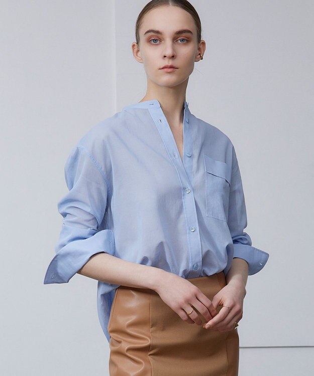 BEIGE， BOMY / シャツブラウス  Uranian Blue
