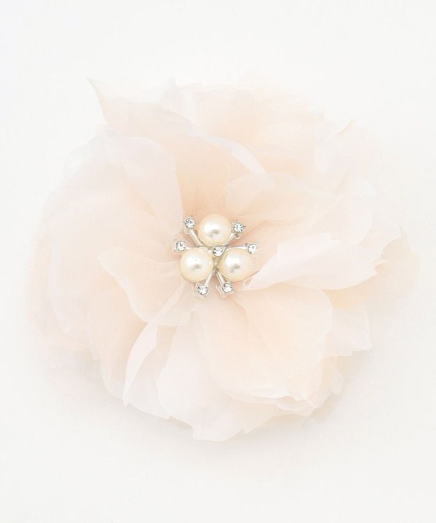 ANY パールフラワーコサージュ エクリュ