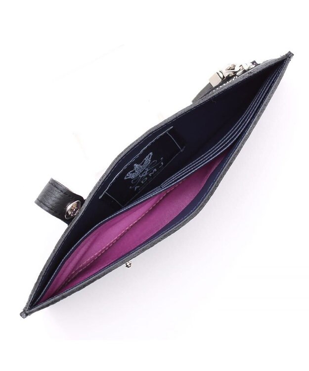 A.D.M.J. 【牛革】モーツァルト　スリムウォレット BLACK