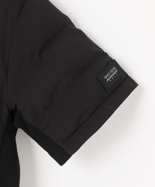 23区GOLF 【MEN】半袖パディングブルゾン ブラック系