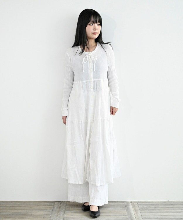 crêprie tsumori chisato creperie DRESS クレプリ ロングワンピース WHITE