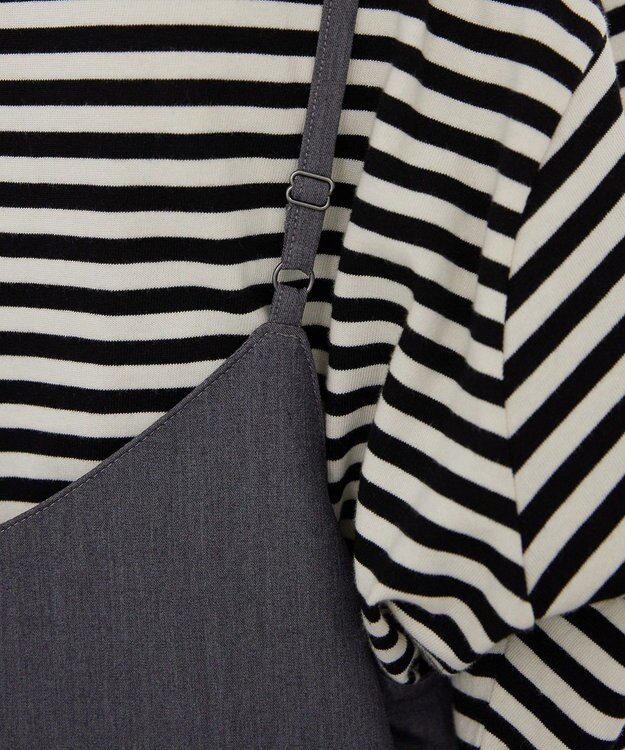 AMERICAN HOLIC イージーケアキャミサロペット Gray Mixture