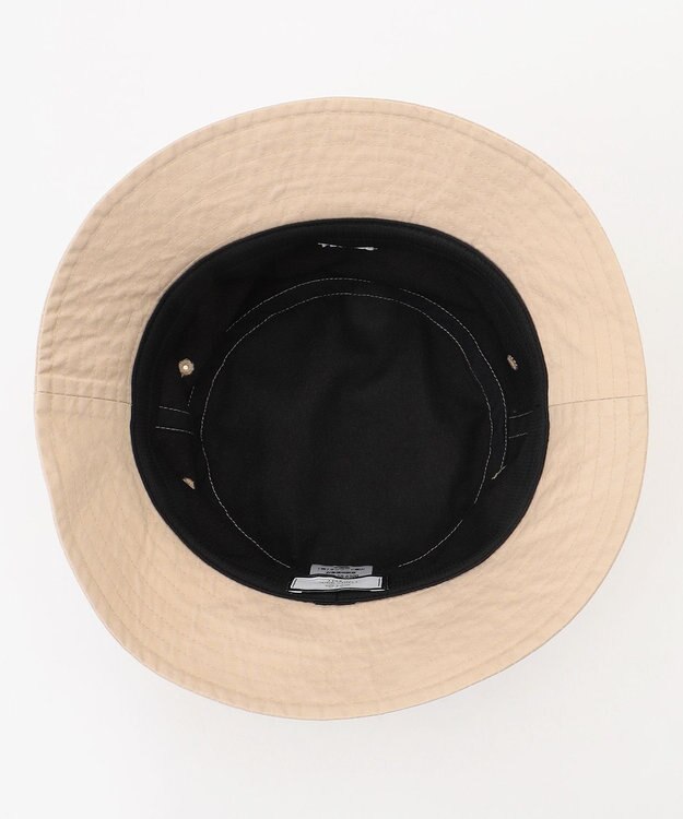 J.PRESS YORK STREET 　【UNISEX】ロゴ刺繍バケットハット ベージュ系