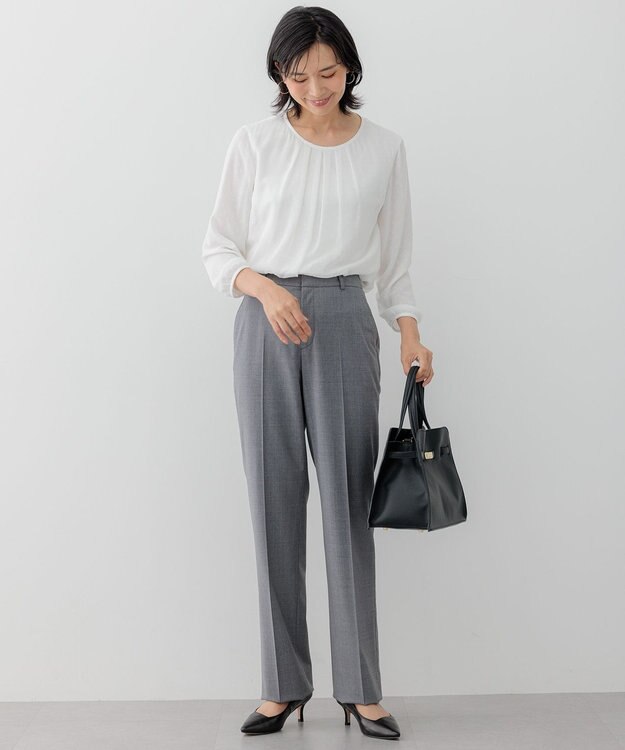 23区 ベルト付き 2WAY トートバッグ ブラック系