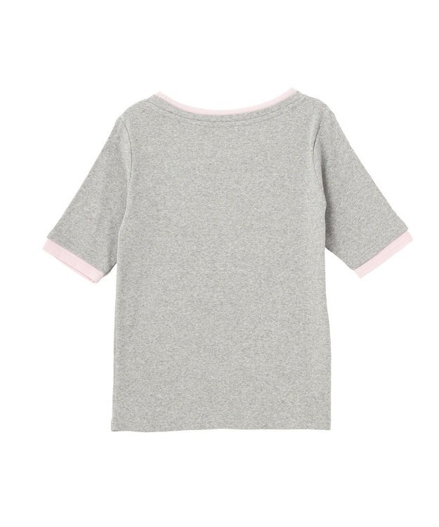 earth music&ecology レイヤードライクバイカラープルオーバー Gray