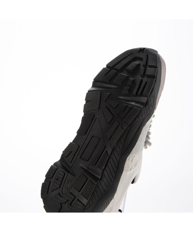 MODE ET JACOMO <carino>ビジューバックル厚底スニーカー ホワイト