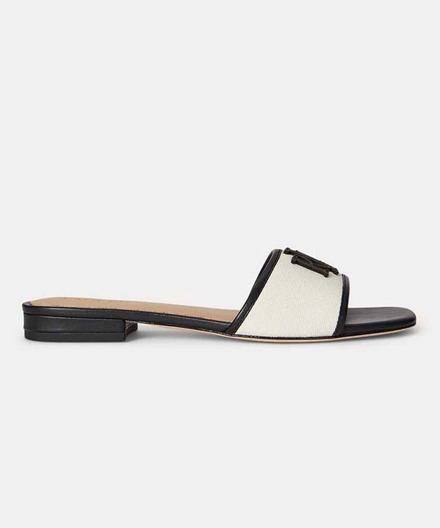 REGAL FOOT COMMUNITY 【ローレンラルフローレン】R24H EVERLEY SANDALS エバリー サンダル サンダル ホワイトブラック