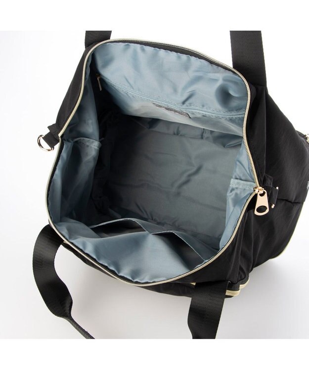 UNBILLION カシュカシュ cachecache / ポータブルシワナイロンボストンバッグ ブラック