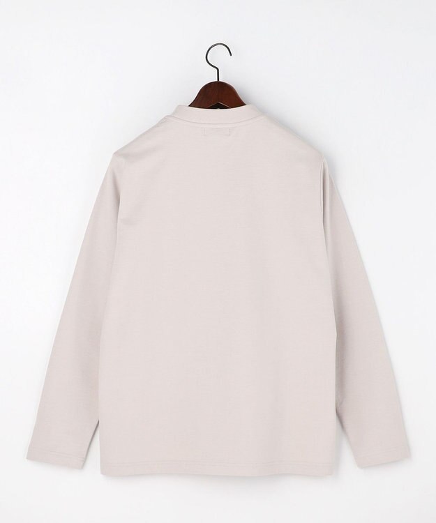 JOSEPH ABBOUD 【JAPANファブリック・日本縫製・なめらか】ミニ裏毛 カットソー ライトグレー系