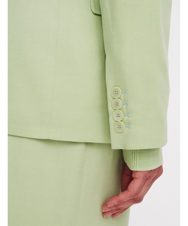 JOSEPH ソフトビスコーステーラリング　ダブルブレステッドジャケット Matcha