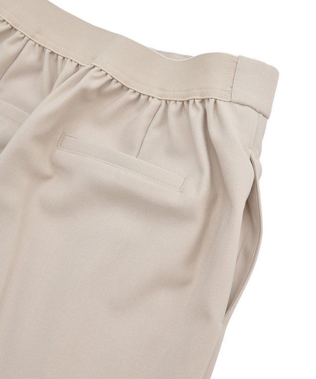 Green Parks あったか裏起毛きれいシルエットパンツ Light Beige