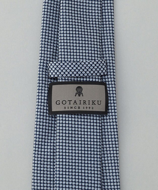 GOTAIRIKU GOTAIRIKU別注【日本製】シルク ネクタイ_小紋柄 ブルー系8