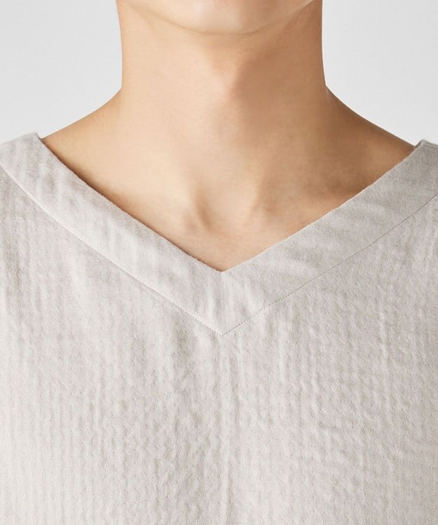 UCHINO マシュマロガーゼシンプルパジャマ ユニセックス ベージュ