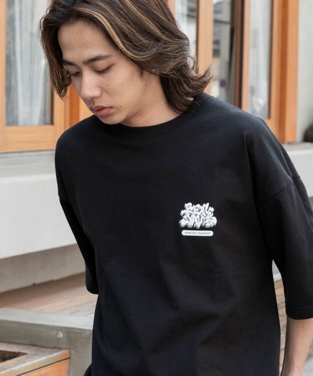 WEGO 別注BENDAVISIプランプロゴT（SS） ブラック