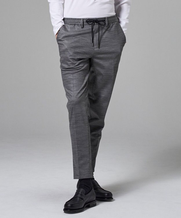 JOSEPH HOMME スプリングウールジャージー ドロスト付きテーパードパンツ / PEGG CONVERTIBLE ライトグレー系