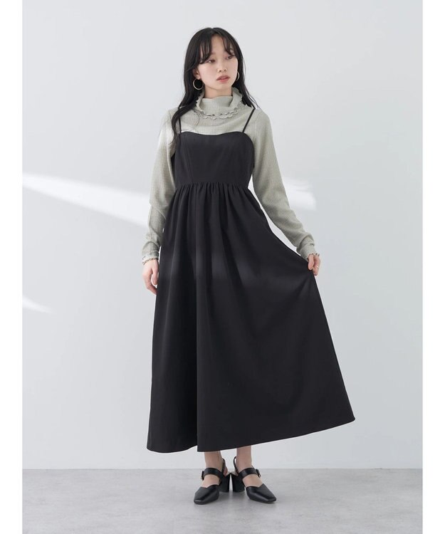 earth music&ecology キャミワンピース Black