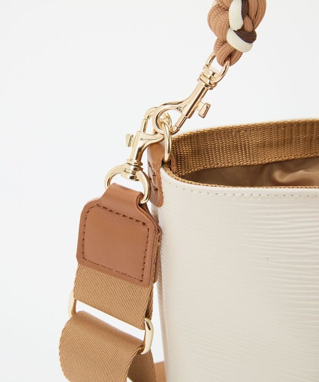 TOPKAPI 【Breath TOPKAPI】RIPPLE リプル コードハンドル 2way バケツ ショルダーバッグ オフ