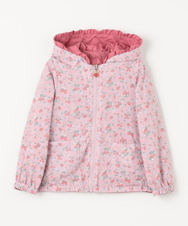 ANY KIDS 【チェリーベリーシリーズ】シャカシャカ リバーシ ブルゾン ピンク