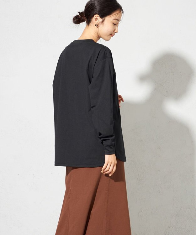 SHARE PARK LADIES 【UNISEX】UVカット アートコラボロングTシャツ〈CAMP〉（S・Mサイズ） ブラック