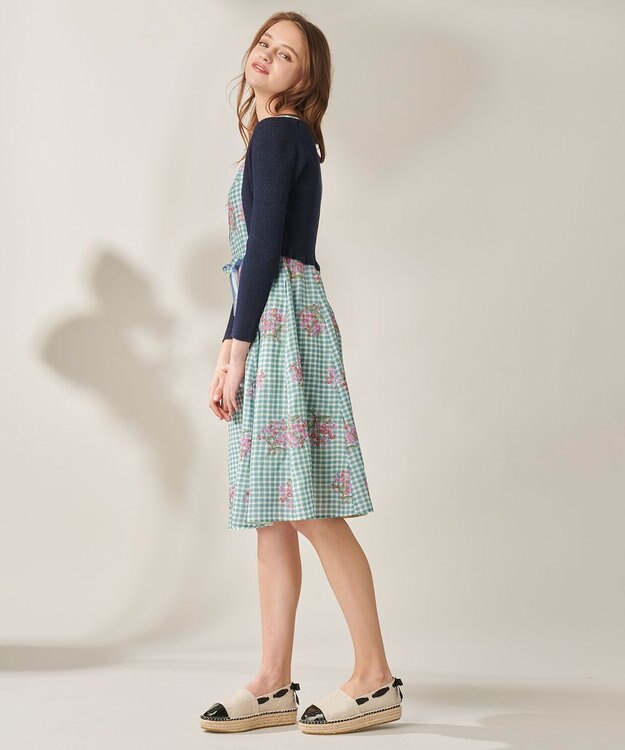 TOCCA 【洗える】MUGET ドレス サックスブルー系7