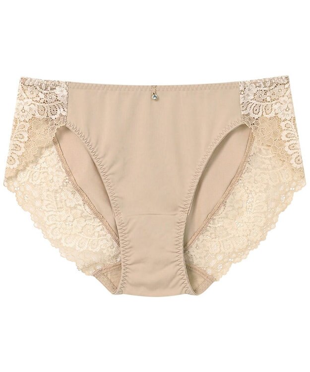 Wing ペアショーツ 【マッチミーブラ】 やさしいフィット感 身生地部はソフトな風合い はきこみ丈あさめ KF2921 ウイング／ワコール ベージュ