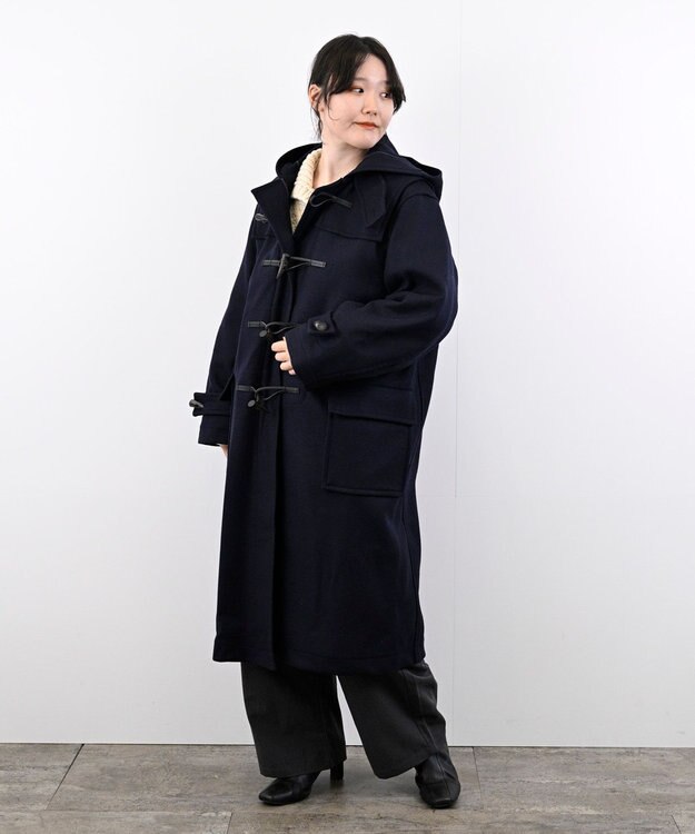 LENO DUFFEL COAT 《MONTGOMERY×LENO》《UNISEX》 ダッフルコート NAVY