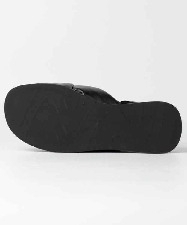 BONTRE 【BONTRE/ボントレ】パフィーストラップサンダル/40352-US ブラック